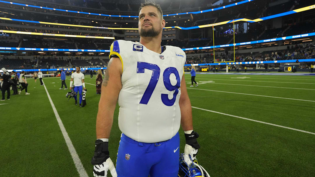 Rams tackle Rob Havenstein is retiring. 