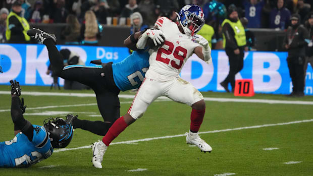 New York Giants running back Tyrone Tracy Jr. 