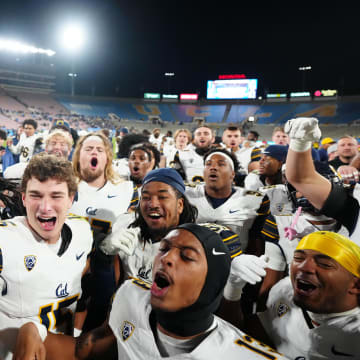 Cal Golden Bears after beating UCLA last season