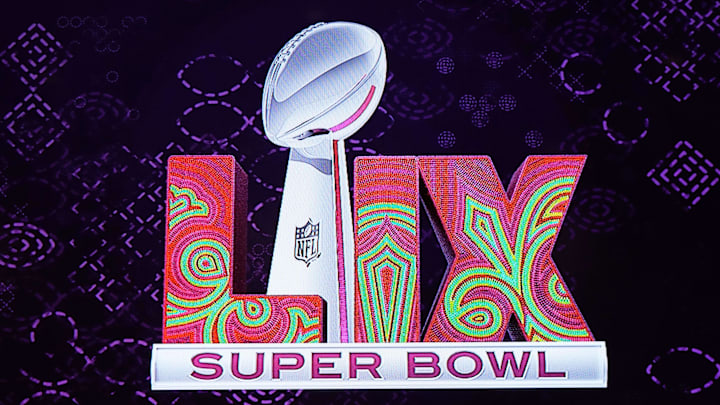 The Super Bowl LIX logo.