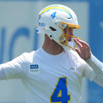 Taylor Heinicke will starter for the Chargers on Sunday afternoon.