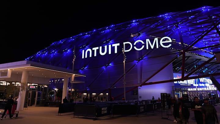The Intuit Dome, home of the Clippers.
