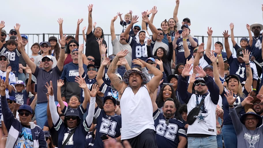 Dallas Cowboys fans are not happy with Jerry Jones over the Micah Parsons contract saga.  | Kirby Lee-Imagn Images