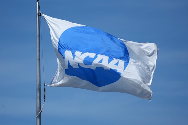 An NCAA logo flag.
