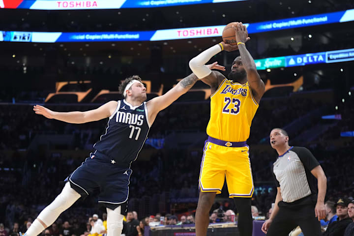 Luka Doncic, LeBron Jame