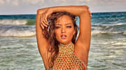 Mia Kang was photographed by Ruven Afanador in Mexico. Swimsuit by HOT AS HELL.