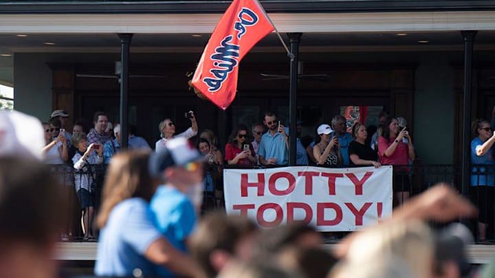 Ole Miss fans rev up for the parade and the  program at Swayze Field Wednesday, June 29, 2022, celebrating their National champion Rebel baseball team, winners of the College World Series.

Tcl Olemiss