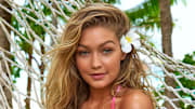 Gigi Hadid was photographed by Yu Tsai in The Islands Of Tahiti. Swimsuit by Hayhay Couture By Hayley Kaysing.