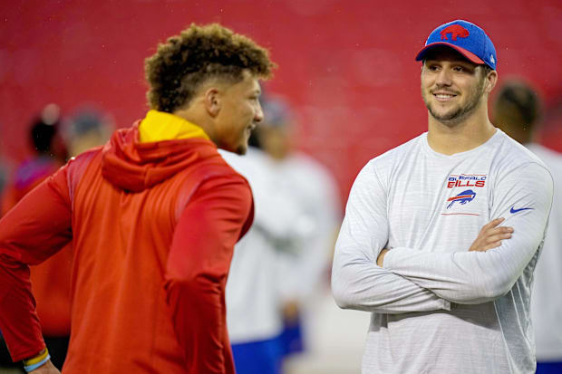 Patrick Mahomes and Josh Allen