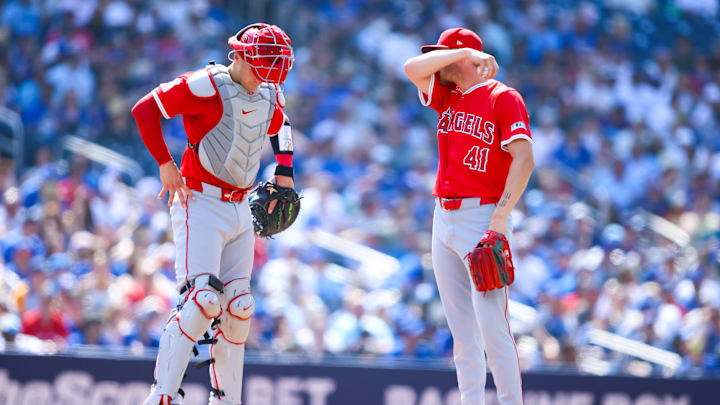 Los Angeles Angels v Toronto Blue Jays
