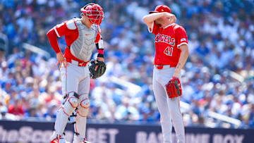 Los Angeles Angels v Toronto Blue Jays