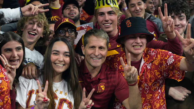 USC Trojans Lincoln Riley Eric Musselman Men's Basketball Big Ten Conference Jayden Maiava Tanook Hines Makai Lemon Eric Gent