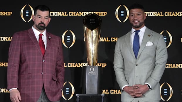 Ohio State was ranked No. 2  in the AP Top 25 and Notre Dame No. 5 at this time last year