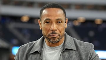 Rodney Harrison addressed unusual moment during Sunday night's show.