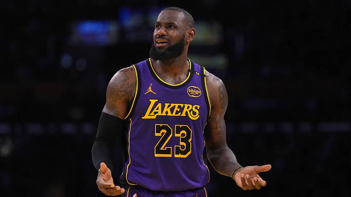 Los Angeles Lakers forward LeBron James.