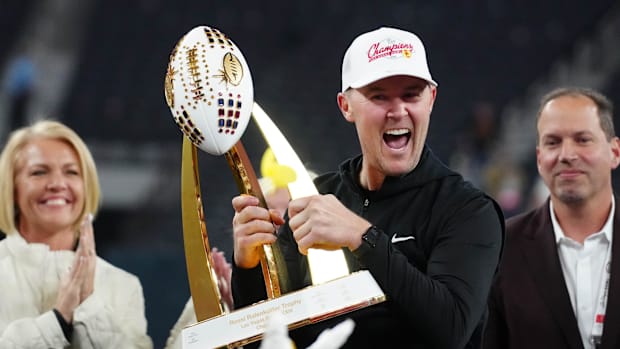 Lincoln Riley after guiding USC to a bowl game wi