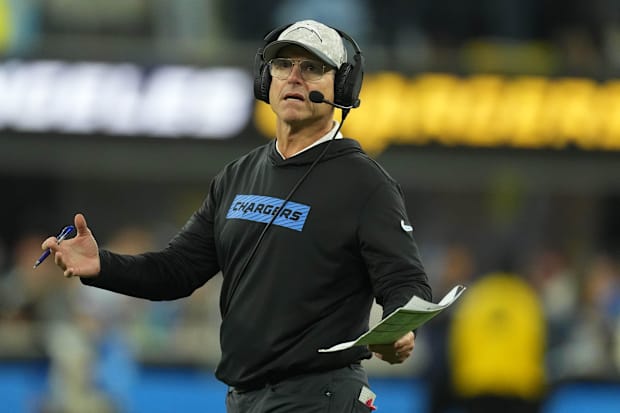 Jim Harbaugh's Chargers have won four in a row entering the "Harbaugh Bowl" clash against John Harbaugh's Ravens.