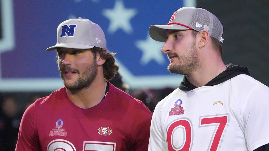 Nick and Joey Bosa at the Pro Bowl Games.
