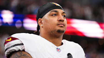 Washington Commanders offensive lineman Brandon Coleman