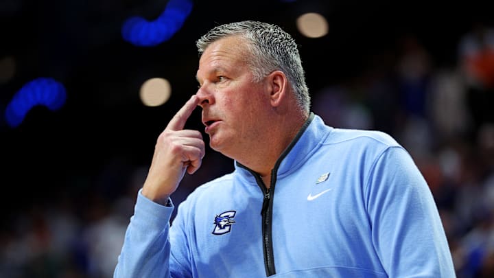 Mar 22, 2025; Lexington, KY, USA; Creighton Bluejays head coach Greg McDermott. Mar 22, 2025; Lexington, KY, USA; Creighton Bluejays head coach Greg McDermott.