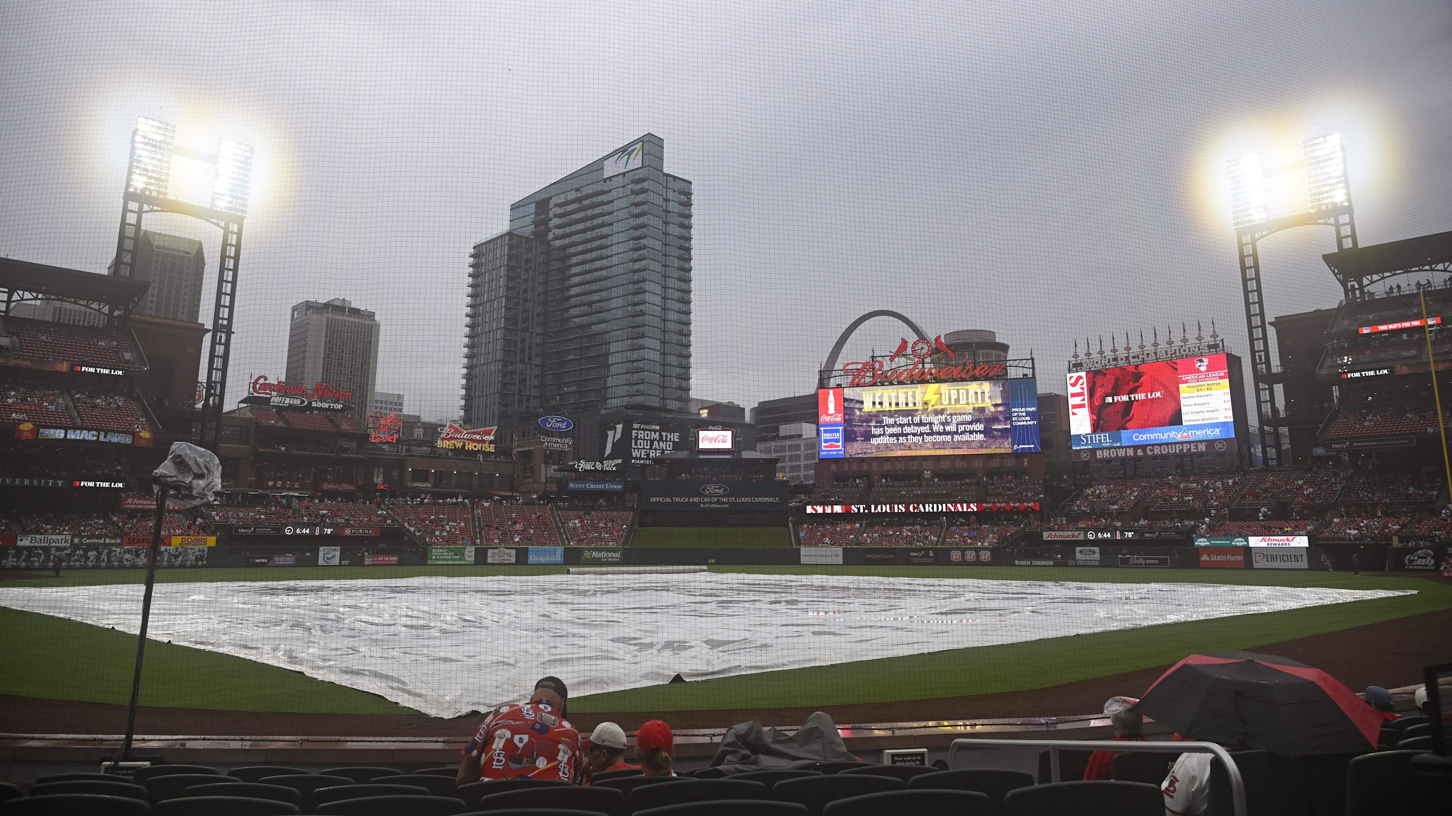 Cubs-Cardinals start time: Rain delay updates from Busch Stadium