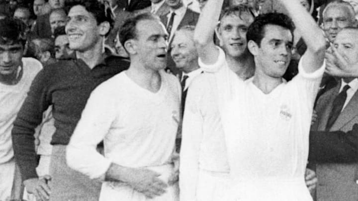 Alfredo di Stefano, Jose Santamaria, Rogelio Dominguez