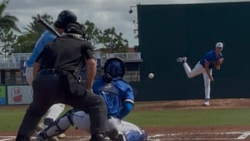 Trinity Christian Academy's Aaron Watson struck out seven in the state semifinals. The Virginia recruit struck out seven and improved his chances of being selected in the 2025 MLB Draft.