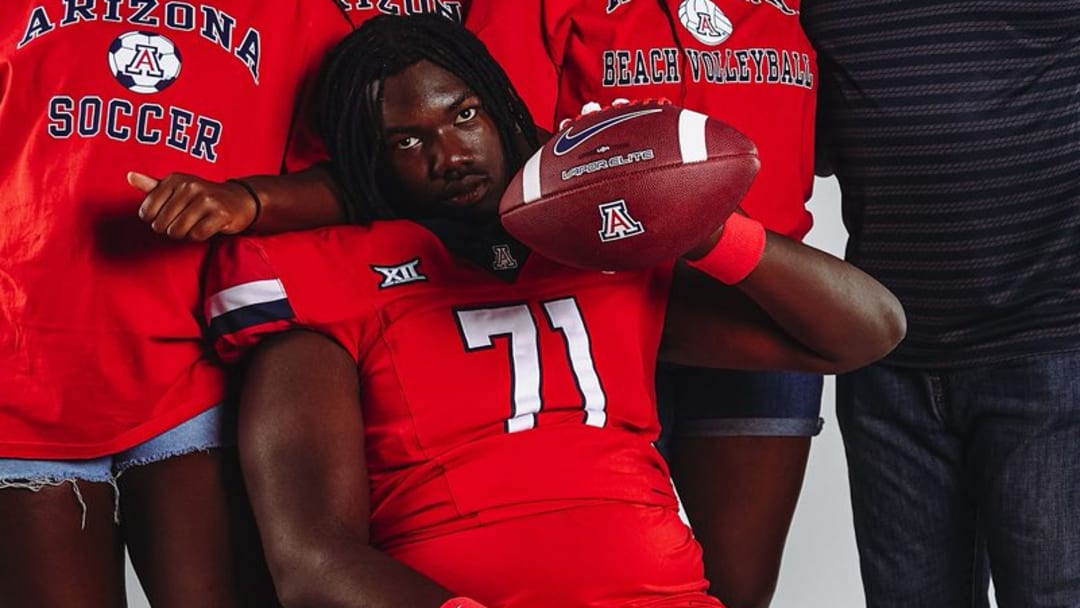 Khalil Sanogo on his official visit to Arizona