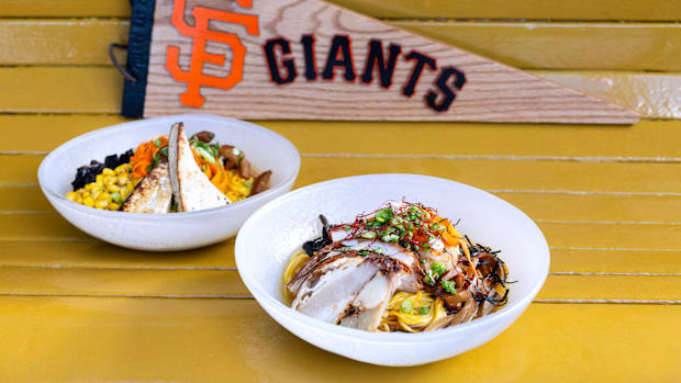 Ramen, San Francisco Giants, stadium foods