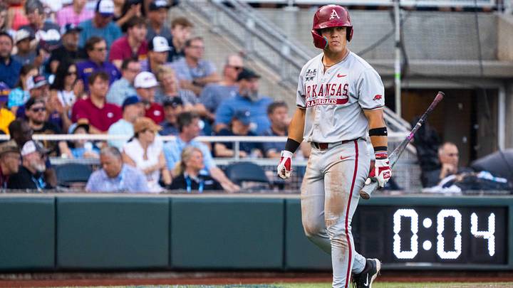 Cam Kozeal, Arkansas baseball vs. Texas