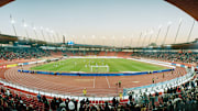 Das Stadion Letzigrund in Zürich