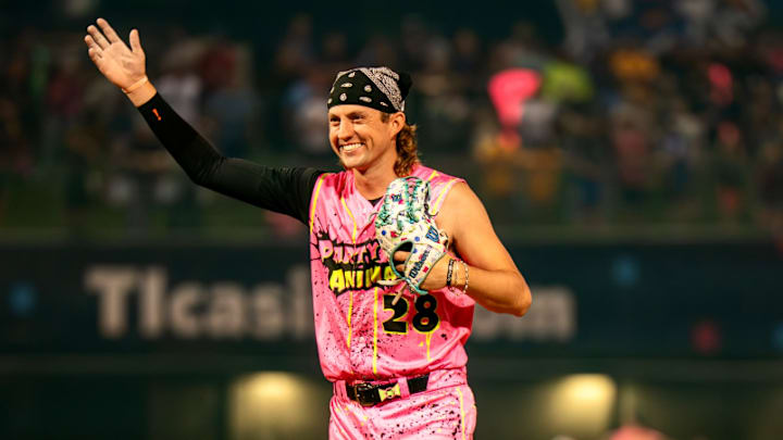 Gillespie after breaking his record for fastest inning ever in Banana Ball history!