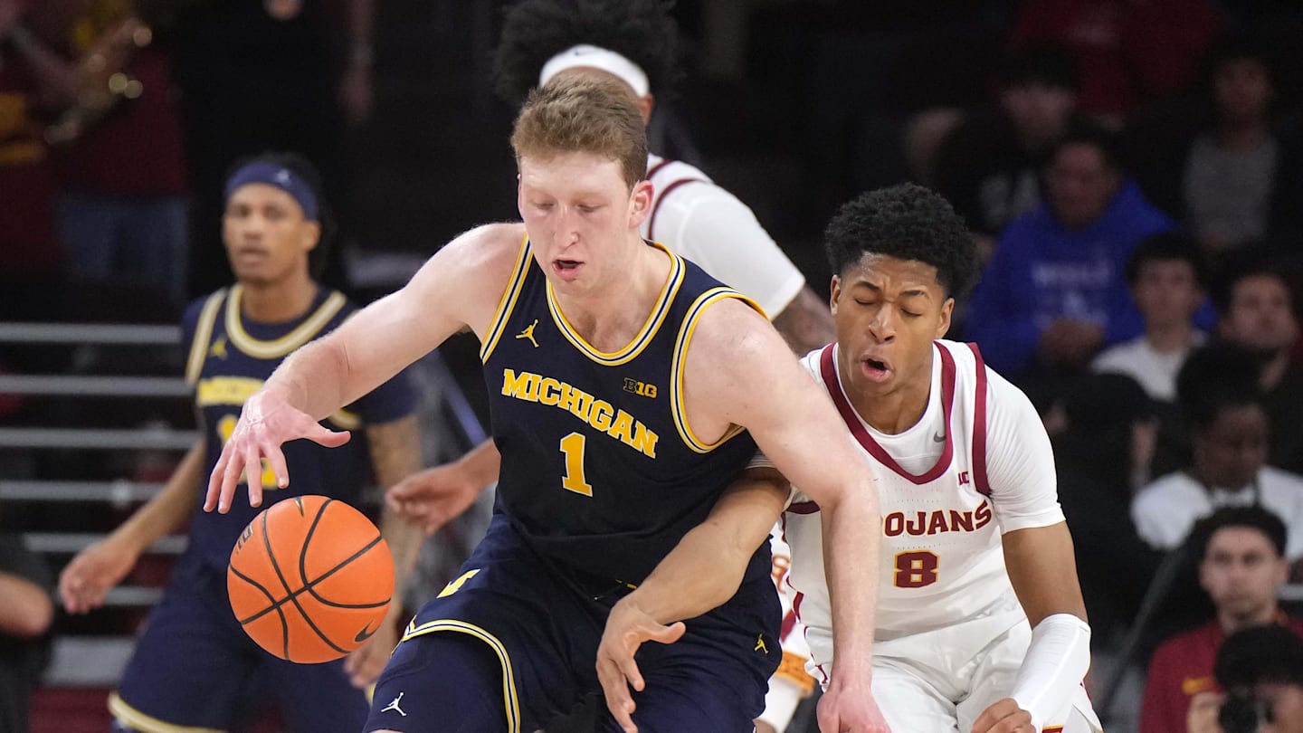 Michigan star F Danny Wolf is a projected first-round pick with a unique opportunity