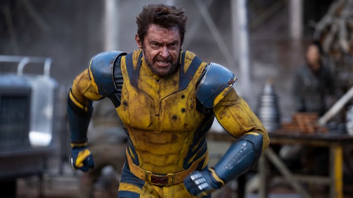 Hugh Jackman as Wolverine/Logan in 20th Century Studios/Marvel Studios' DEADPOOL & WOLVERINE. Photo by Jay Maidment. © 2024 20th Century Studios / © and ™ 2024 MARVEL.