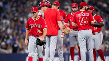 Los Angeles Angels v Toronto Blue Jays