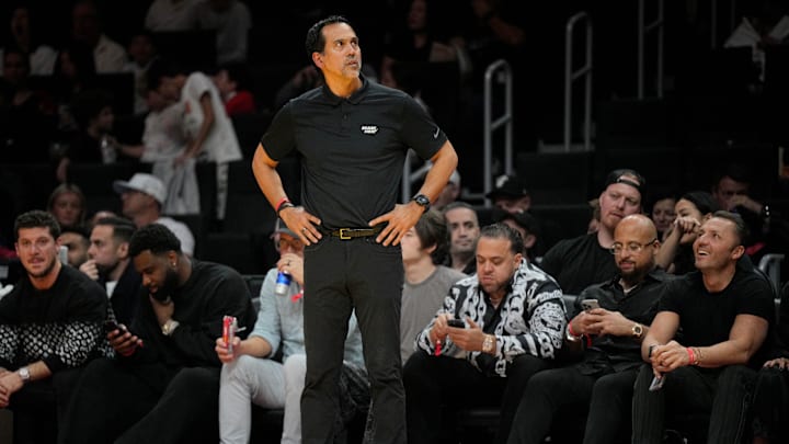 Miami Heat head coach Erik Spoelstra. Miami Heat head coach Erik Spoelstra.