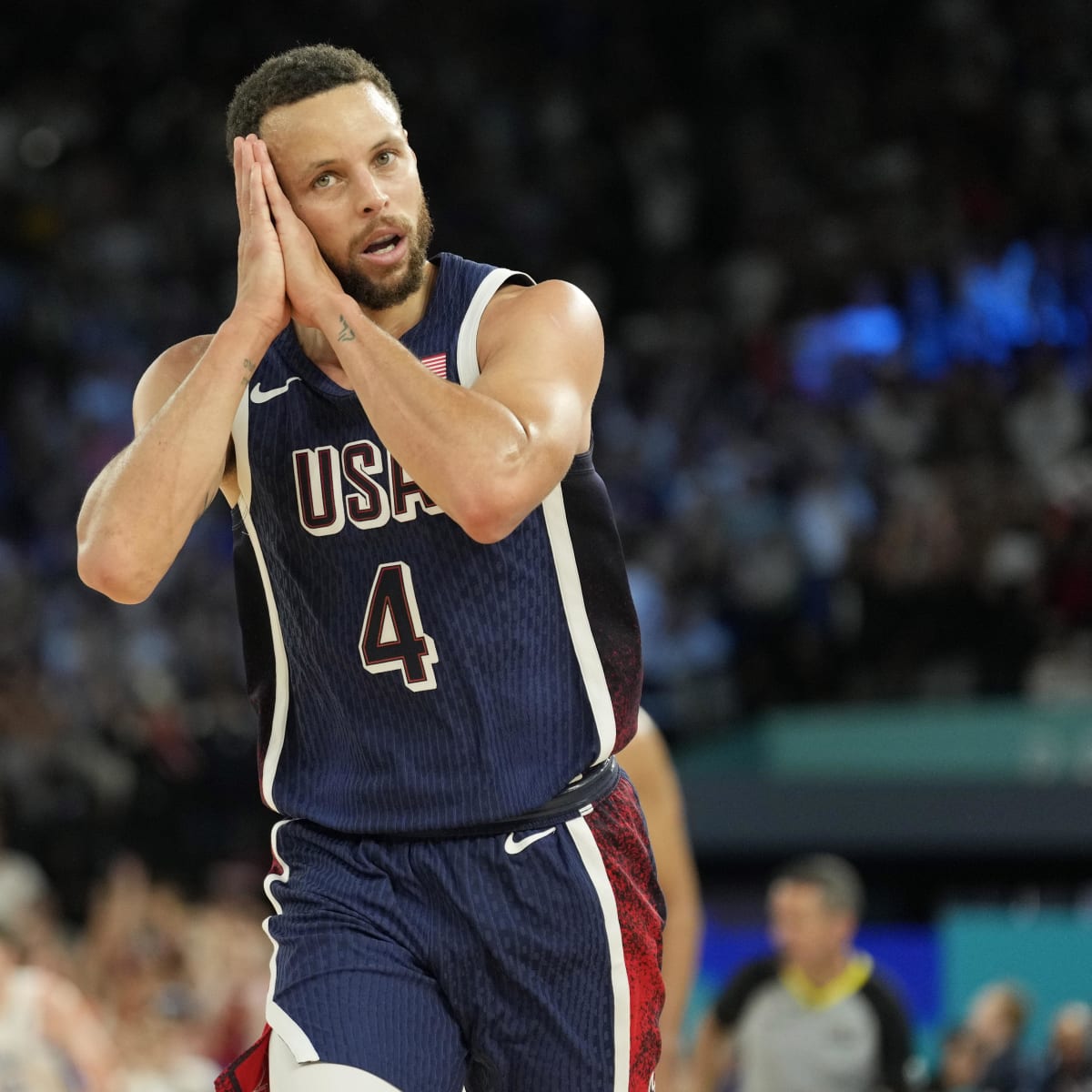 Steph Curry trolls French fans with epic night night shirt after gold medal win