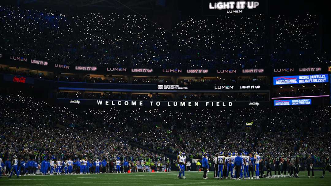Jan 25, 2026; Seattle, WA, USA; General view during the second half in the 2026 NFC Championship Game between the Seattle Seahawks and the Los Angeles Rams at Lumen Field.