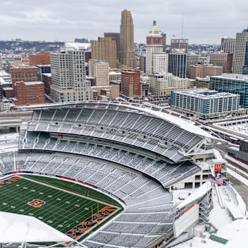 Paycor Stadium in Downtown Cincinnati on Wednesday, Jan. 8, 2025.
