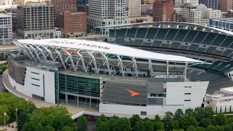 Paycor Stadium, home of the Cincinnati Bengals, in downtown Cincinnati on Friday, May 23, 2025. | Sam Greene/The Enquirer / USA TODAY NETWORK via Imagn Images