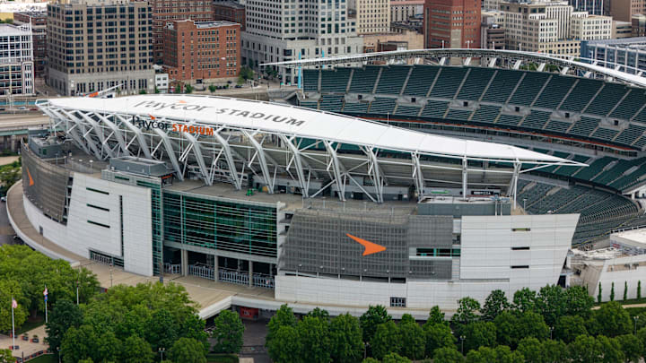 Paycor Stadium, home of the Cincinnati Bengals, in downtown Cincinnati on Friday, May 23, 2025. Paycor Stadium, home of the Cincinnati Bengals, in downtown Cincinnati on Friday, May 23, 2025.