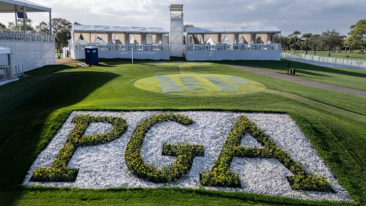 The 17th tee at The Cognizant Classic in the Palm Beaches course at PGA National Resort and Spa on February 18, 2026, in Palm Beach Gardens, Florida.