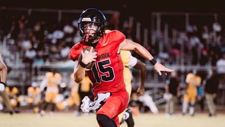 Miami Southridge quarterback James Perrone completed 12 of 16 passes for 303 yards and two touchdowns and ran three times for 28 yards and another score to march the Spartans past Sunrise Piper, 42-6, in a Class 6A, Region 4 semifinal on Friday, Nov. 21, 2025.