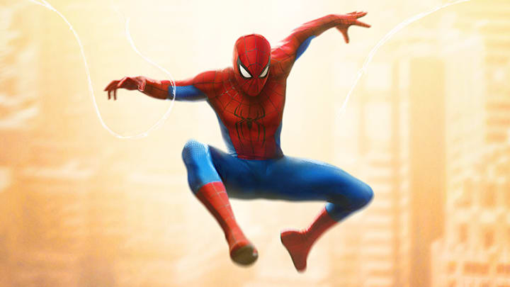 Tom Holland as Spider-Man in official promotional poster for Spider-Man: Brand New Day