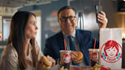 Ian Eagle and Clark Kellogg show off their comedy skills in a new Wendy's commercial.