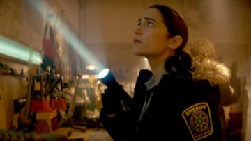 REVIVAL -- Mother of Babylon Episode 109 -- Pictured in this screengrab: Melanie Scrofano as Dana Cypress -- (Photo by: Lavivier Productions/SYFY)