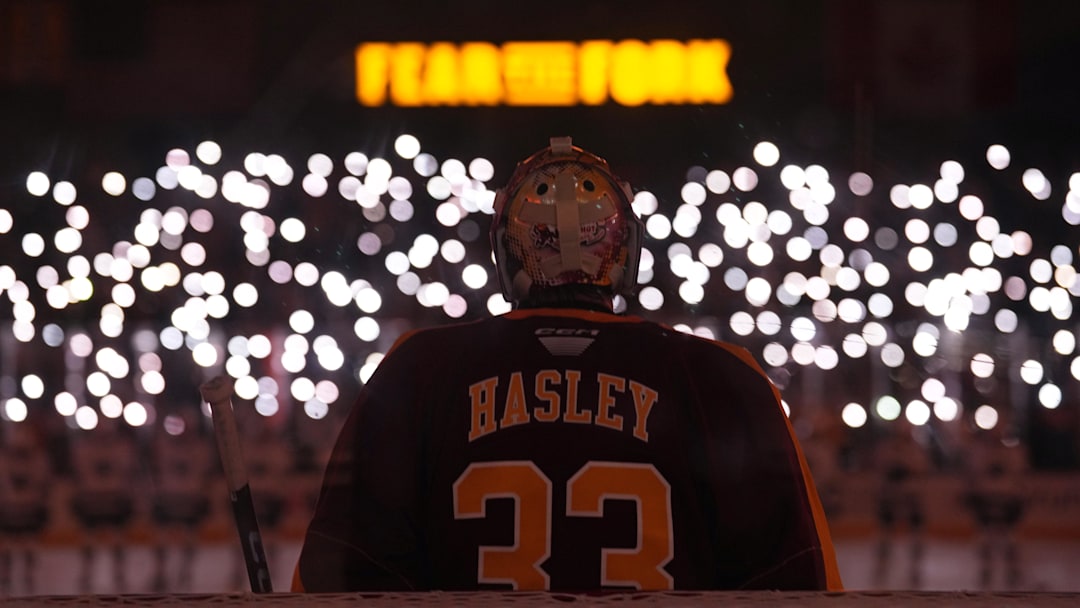 Goaltender Connor Hasley had a good game