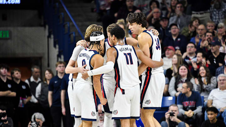 Gonzaga men's basketball team. Gonzaga men's basketball team.