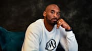Kobe Bryant poses for a portrait inside of his office in Costa Mesa, California, on Jan. 17, 2020. Bryant, one of the greatest NBA players in history, is building an impressive resume in his post-basketball career, including winning an Academy Award.