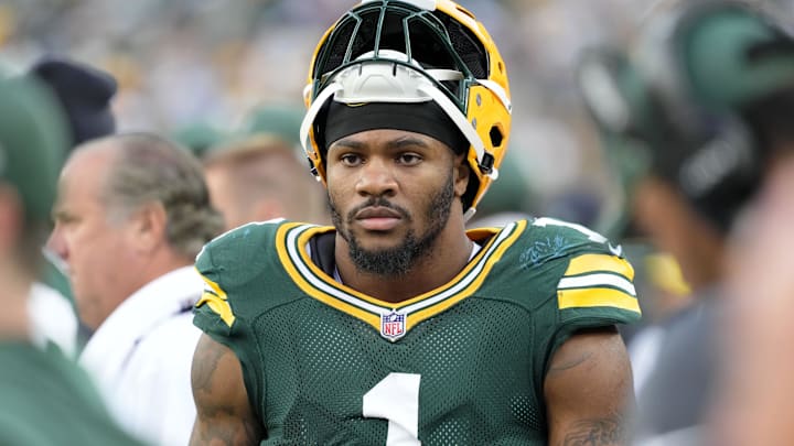 Green Bay Packers defensive end Micah Parsons against the Detroit Lions at Lambeau Field. Green Bay Packers defensive end Micah Parsons against the Detroit Lions at Lambeau Field.